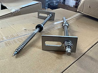 Rvs stokschroef m12 x 300 mm (450x) - afbeelding 4 van  6