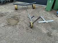 Rvs strandkar met zandbanden - afbeelding 1 van  3