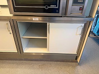 Rvs tafel met onderkast 105cm - afbeelding 1 van  3