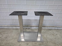 Rvs tafelonderstel (3x)
