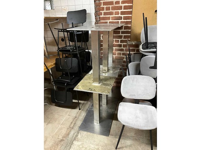 Rvs tafelpoten (6x) - afbeelding 5 van  5