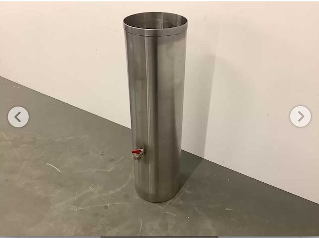 Rvs tapcilinder (4x) - afbeelding 1 van  1