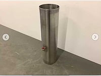 Rvs tapcilinder (4x)
