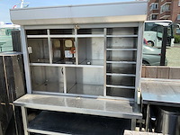Rvs terras uitgiftemeubel met rolluik - afbeelding 5 van  8