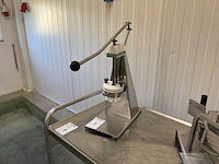Rvs tomaten snijmachine