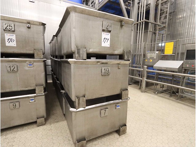 Rvs transportbak (15x) - afbeelding 1 van  2