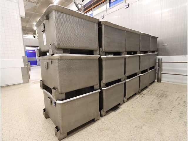 Rvs transportbak (15x) - afbeelding 2 van  2