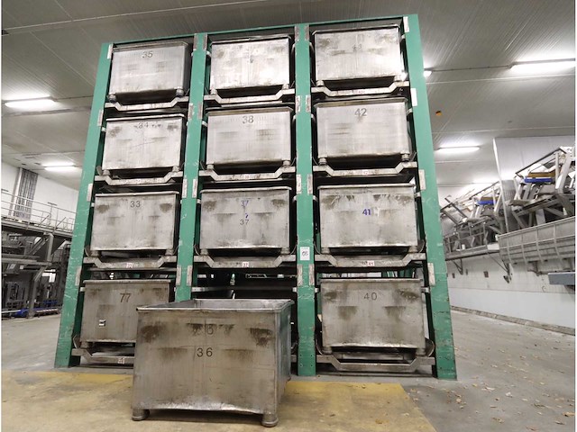 Rvs transportbak (24x) - afbeelding 1 van  9