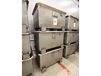 Rvs transportbak (3x) - afbeelding 2 van  2