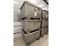 Rvs transportbak (3x) - afbeelding 2 van  2