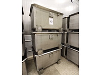 Rvs transportbak (3x) - afbeelding 2 van  2