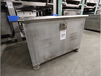 Rvs transportbak (5x) - afbeelding 1 van  2