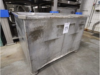 Rvs transportbak (5x) - afbeelding 1 van  2