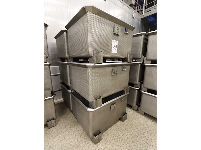 Rvs transportbak (6x) - afbeelding 2 van  2