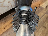 Rvs transportkar met 30 rvs wokpannen - afbeelding 2 van  5