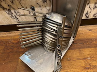 Rvs transportkar met 33x rvs wokpan (2x) - afbeelding 2 van  5