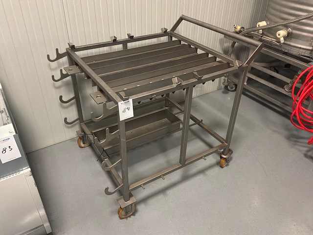 Rvs transportkar - afbeelding 1 van  2