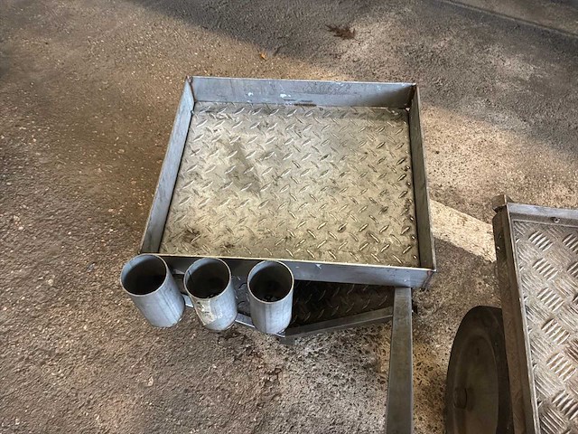 Rvs transportkarren (6x) - afbeelding 2 van  10