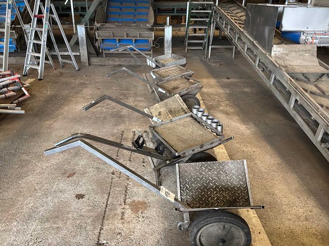 Rvs transportkarren (6x) - afbeelding 5 van  10