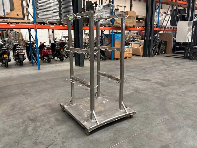 Rvs transportrek (4x) - afbeelding 3 van  6
