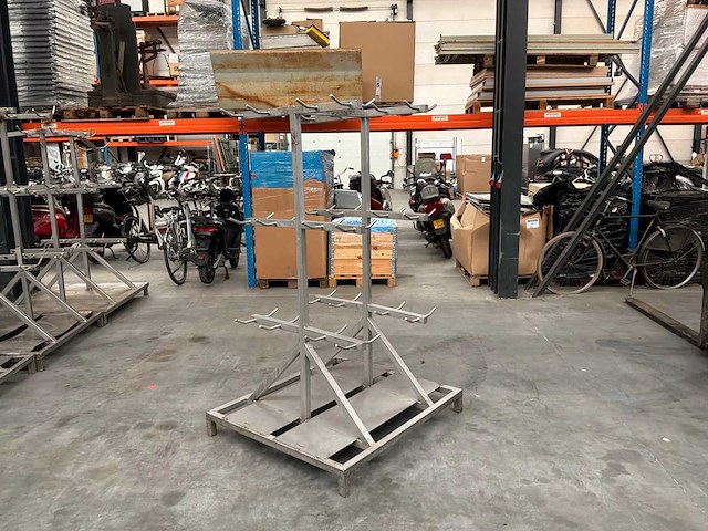Rvs transportrek (5x) - afbeelding 1 van  9