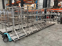 Rvs transportrek (5x) - afbeelding 4 van  9