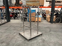 Rvs transportrek (5x)