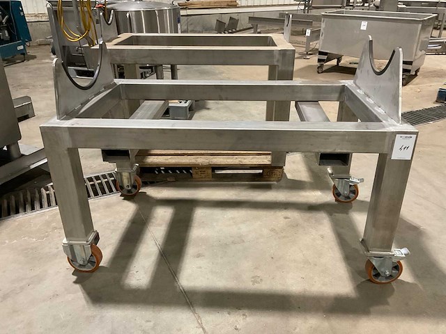 Rvs transportwagen - afbeelding 2 van  3