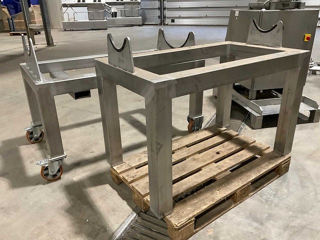 Rvs transportwagen - afbeelding 3 van  3