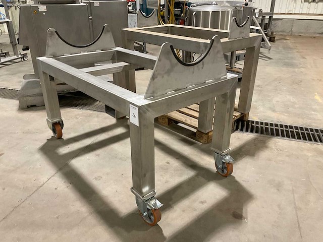 Rvs transportwagen - afbeelding 1 van  3