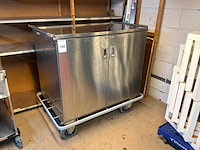 Rvs traywagen - afbeelding 1 van  2