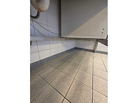 Rvs trespa werkmeubel met spoelgedeelte (reeds gedemonteerd) - afbeelding 8 van  9
