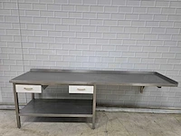 Rvs /trespa werkmeubel - afbeelding 2 van  6