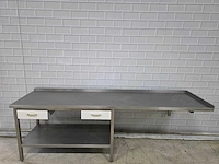 Rvs /trespa werkmeubel - afbeelding 3 van  6