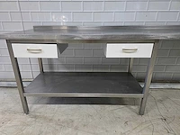 Rvs /trespa werkmeubel - afbeelding 4 van  6