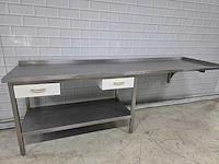 Rvs /trespa werkmeubel - afbeelding 5 van  6