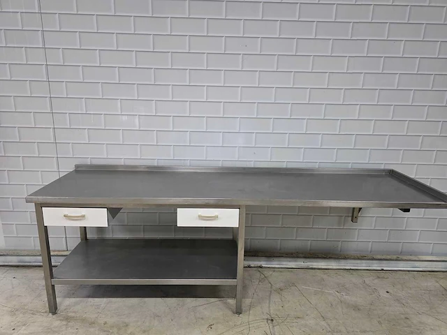 Rvs /trespa werkmeubel - afbeelding 6 van  6