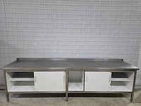 Rvs/ trespa werkmeubel - afbeelding 6 van  9