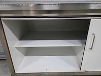 Rvs/ trespa werkmeubel - afbeelding 8 van  9