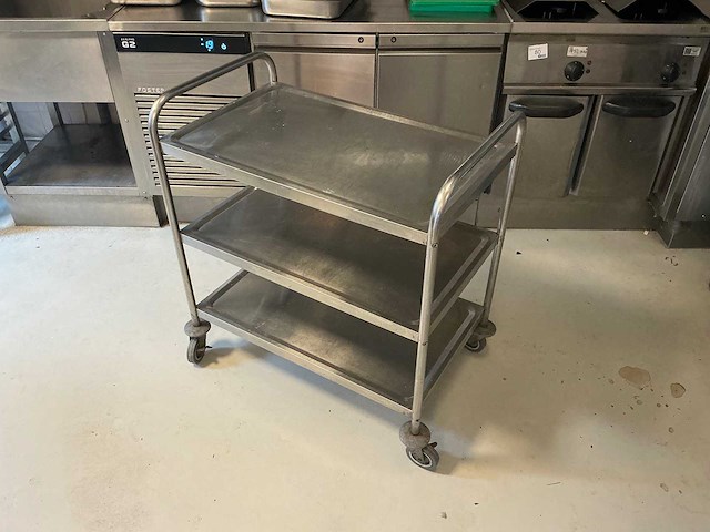 Rvs trolley - afbeelding 1 van  3