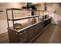 Rvs uitgiftemeubel met qvr 2 x 2-delige rvs warmtebrug en spoelmeubel - afbeelding 5 van  13