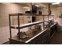 Rvs uitgiftemeubel met qvr 2 x 2-delige rvs warmtebrug en spoelmeubel - afbeelding 1 van  13