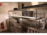 Rvs uitgiftemeubel met qvr 2 x 2-delige rvs warmtebrug en spoelmeubel - afbeelding 10 van  13