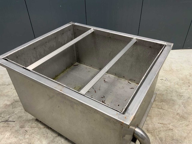 Rvs uitlekbak verrijdbaar - afbeelding 2 van  3