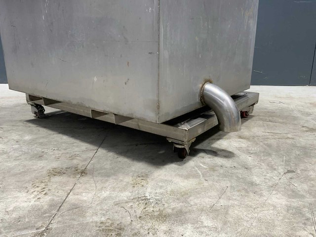 Rvs uitlekbak verrijdbaar - afbeelding 3 van  3