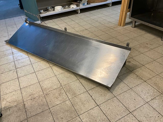 Rvs vaatwaskorven schap - afbeelding 2 van  4