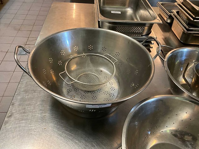Rvs vergiet (3x) - afbeelding 3 van  5