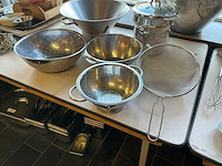 Rvs vergiet en pan (6x) - afbeelding 5 van  5