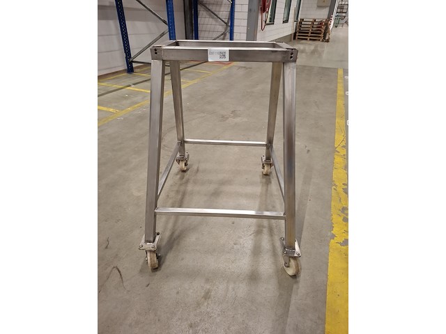 Rvs verrijdbaar onderstel - afbeelding 2 van  3