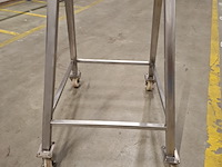 Rvs verrijdbaar onderstel - afbeelding 2 van  3